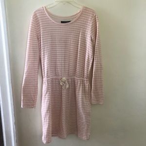 Cinch Waist sweatshirt dress